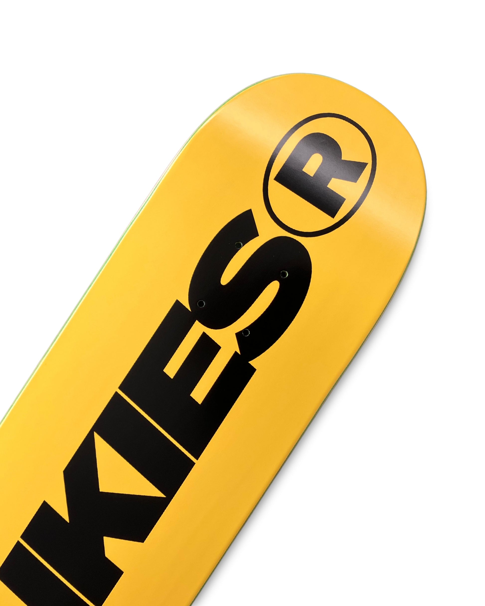 Dankies Logo Deck - Black Dankies Logo on Yellow Background - bottom