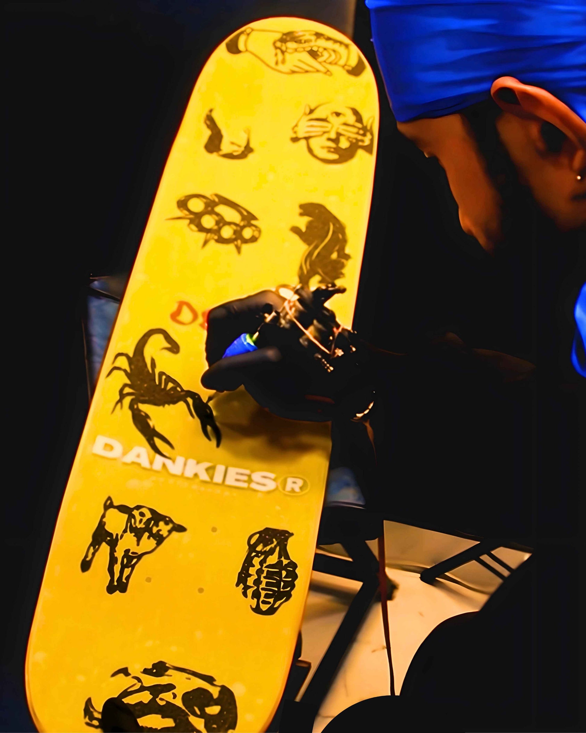 DANKIES® TATTED CLEAR GRIPTAPE