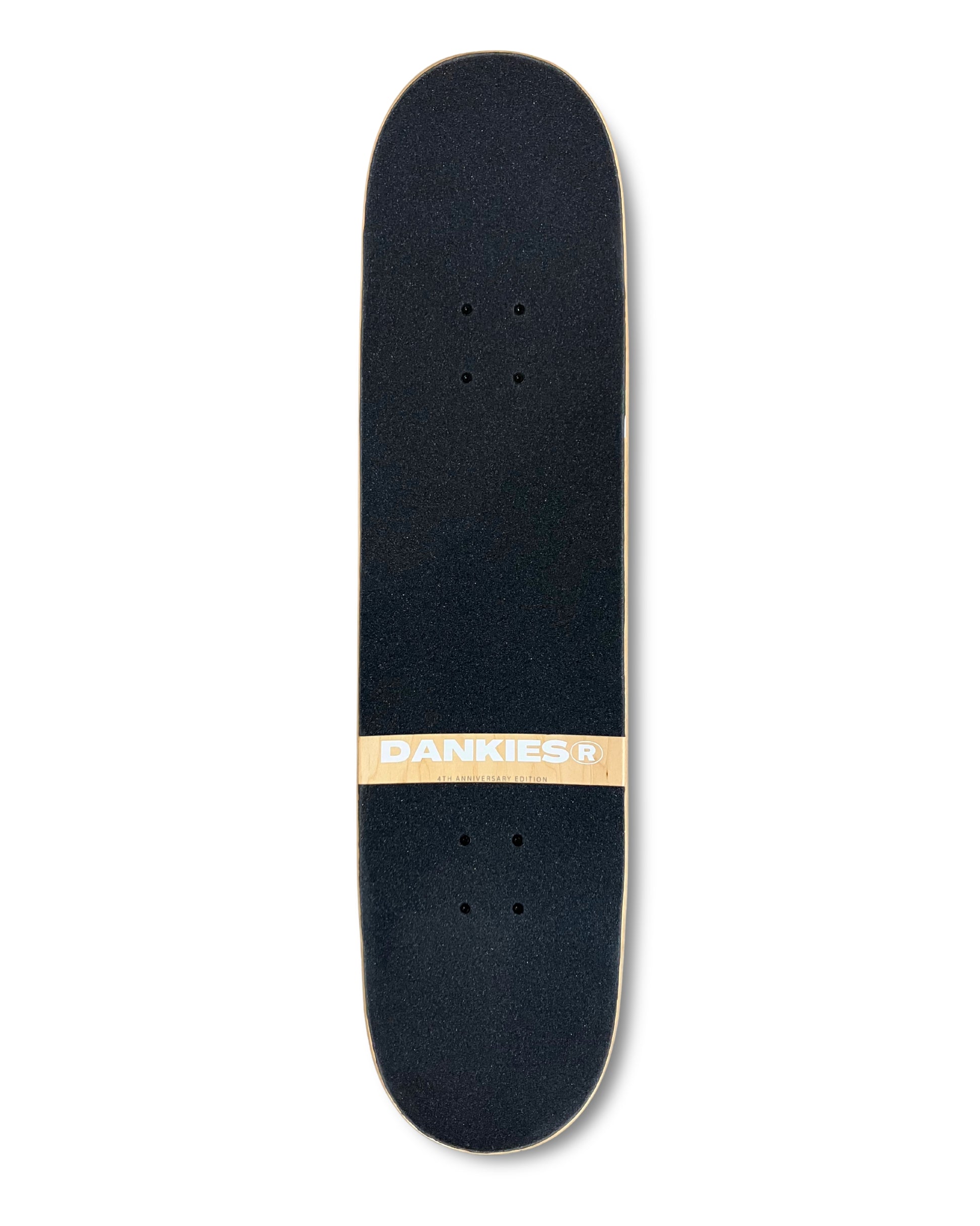 Dankies Class of 25' (Negative) Complete Skateboard griptape area front