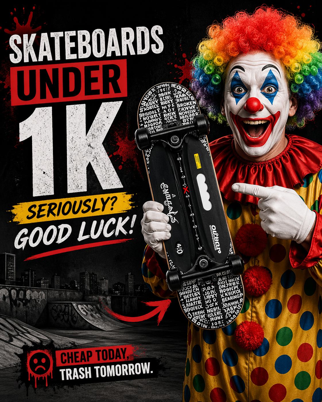 SKATEBOARDS UNDER ₹1,000