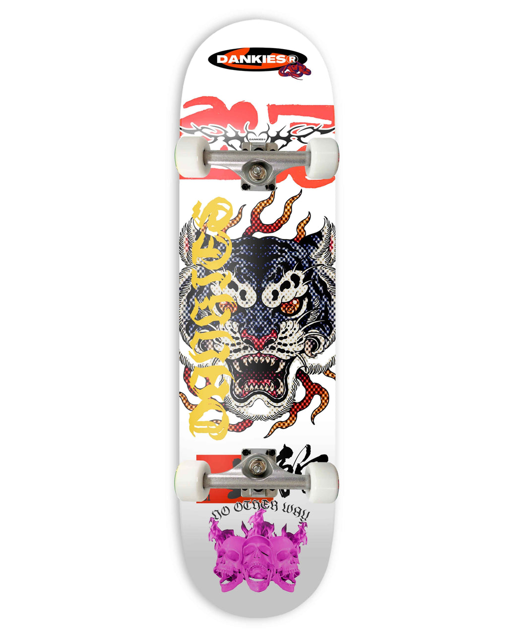 RYUJIN WHITE COMPLETE SKATEBOARD