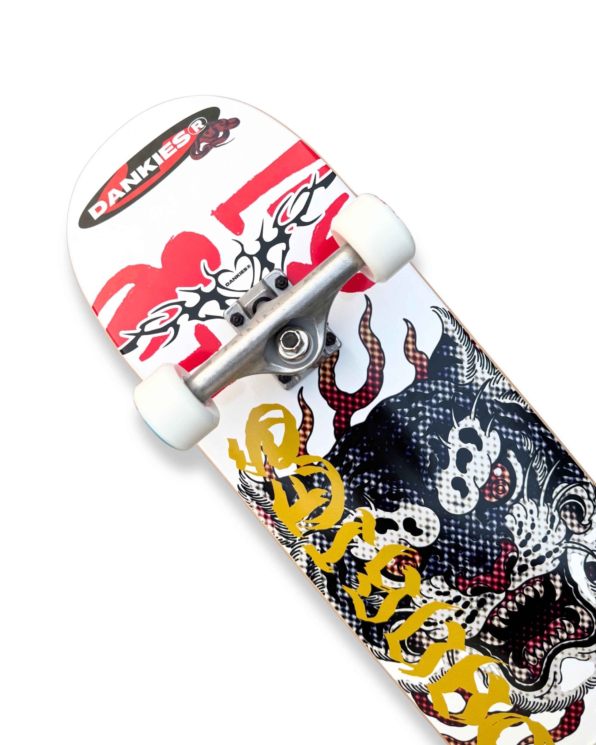 RYUJIN WHITE COMPLETE SKATEBOARD