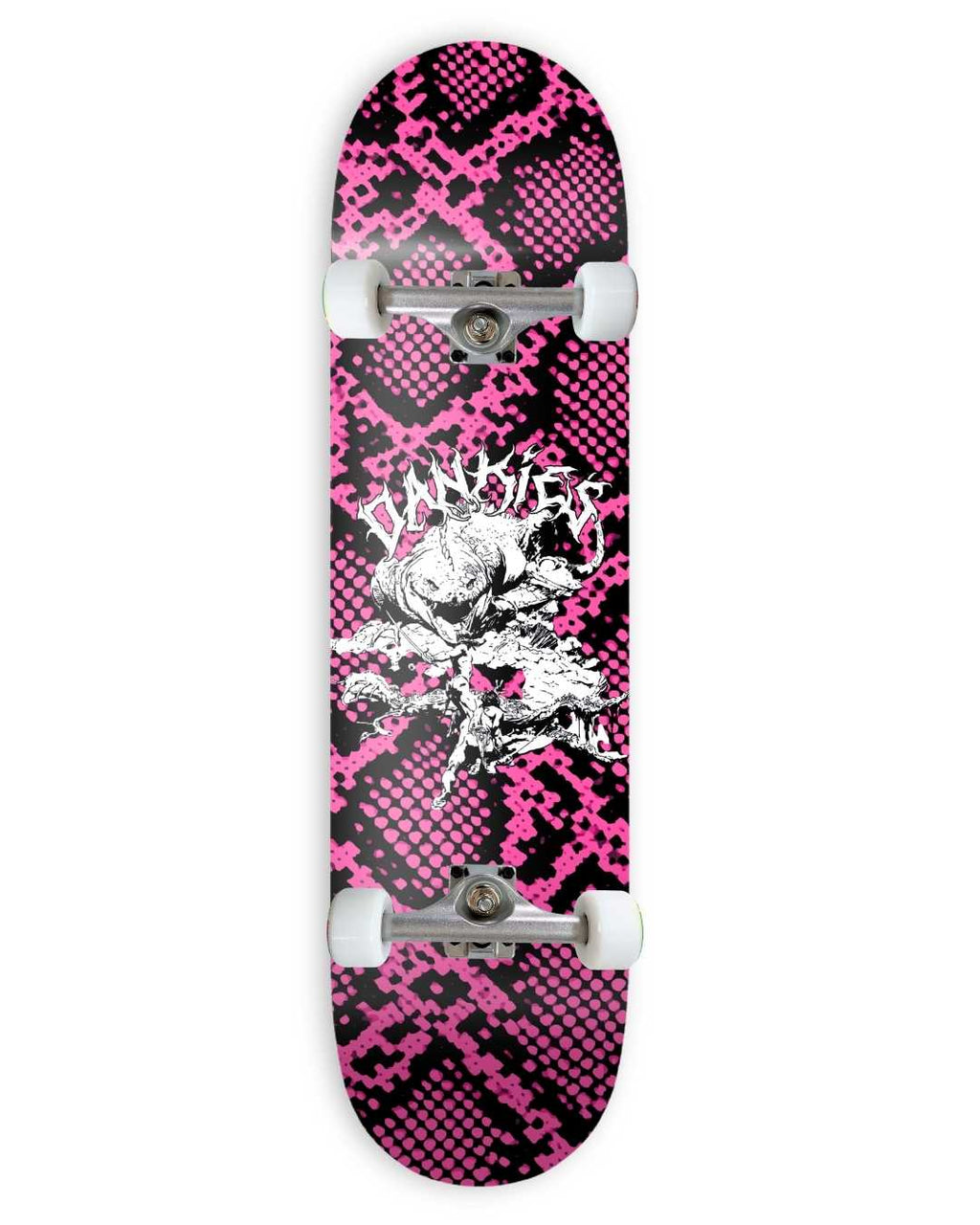 DANKIES® HEX COMPLETE SKATEBOARD - PINK