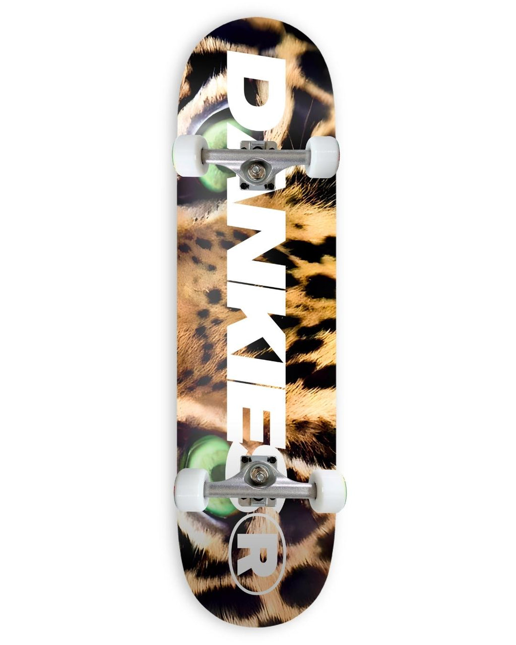 DANKIES® LEOPARD II LOGO COMPLETE SKATEBOARD