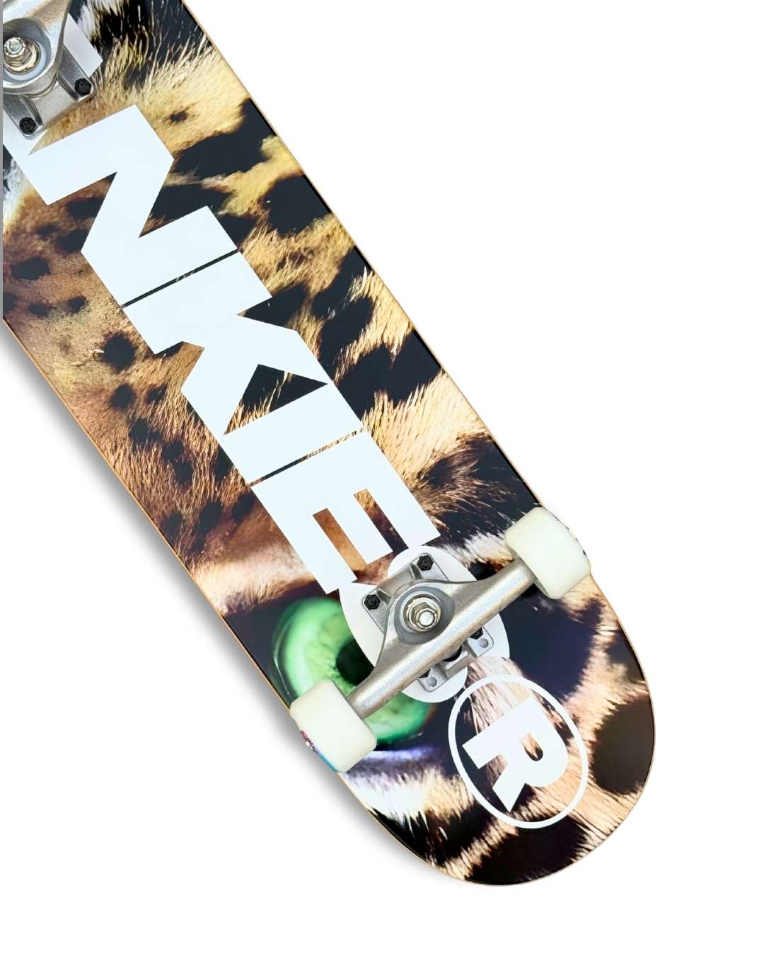 DANKIES® LEOPARD II LOGO COMPLETE SKATEBOARD