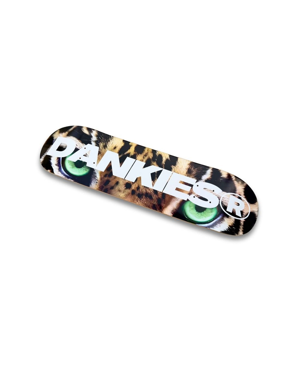 DANKIES® LEOPARD II LOGO SKATEBOARD DECK