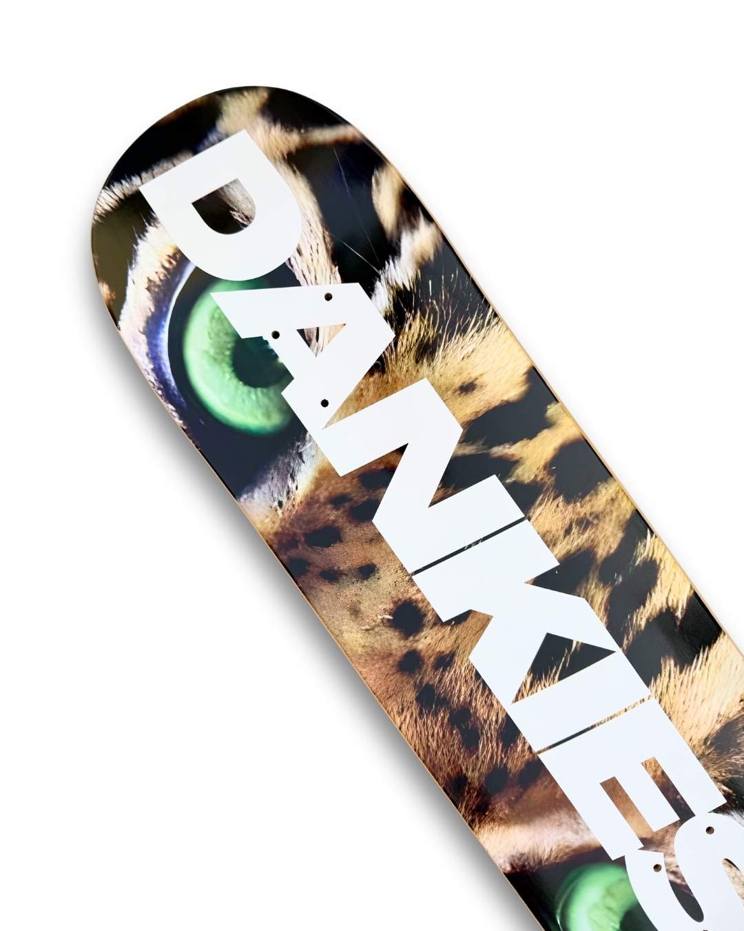 DANKIES® LEOPARD II LOGO SKATEBOARD DECK