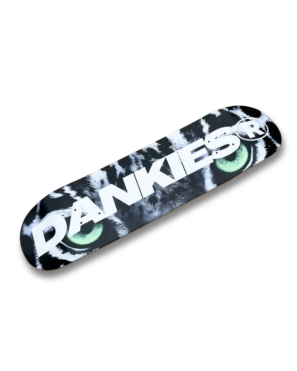 DANKIES® LEOPARD LOGO SKATEBOARD DECK