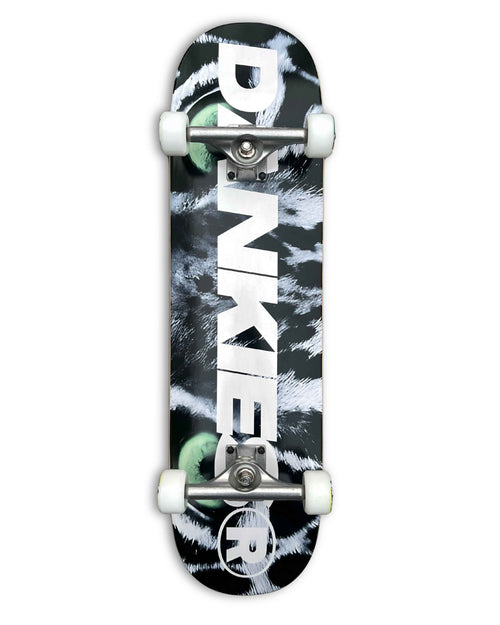 DANKIES® LEOPARD LOGO SKATEBOARD COMPLETE