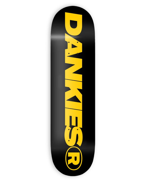 BLACK AND YELLOW LOGO DECK