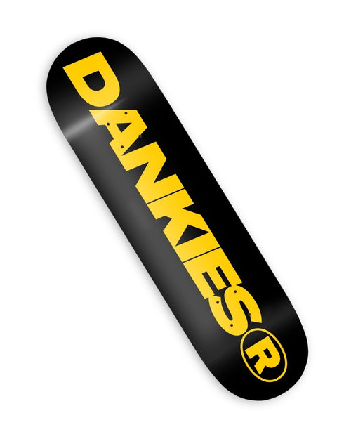 BLACK AND YELLOW LOGO DECK