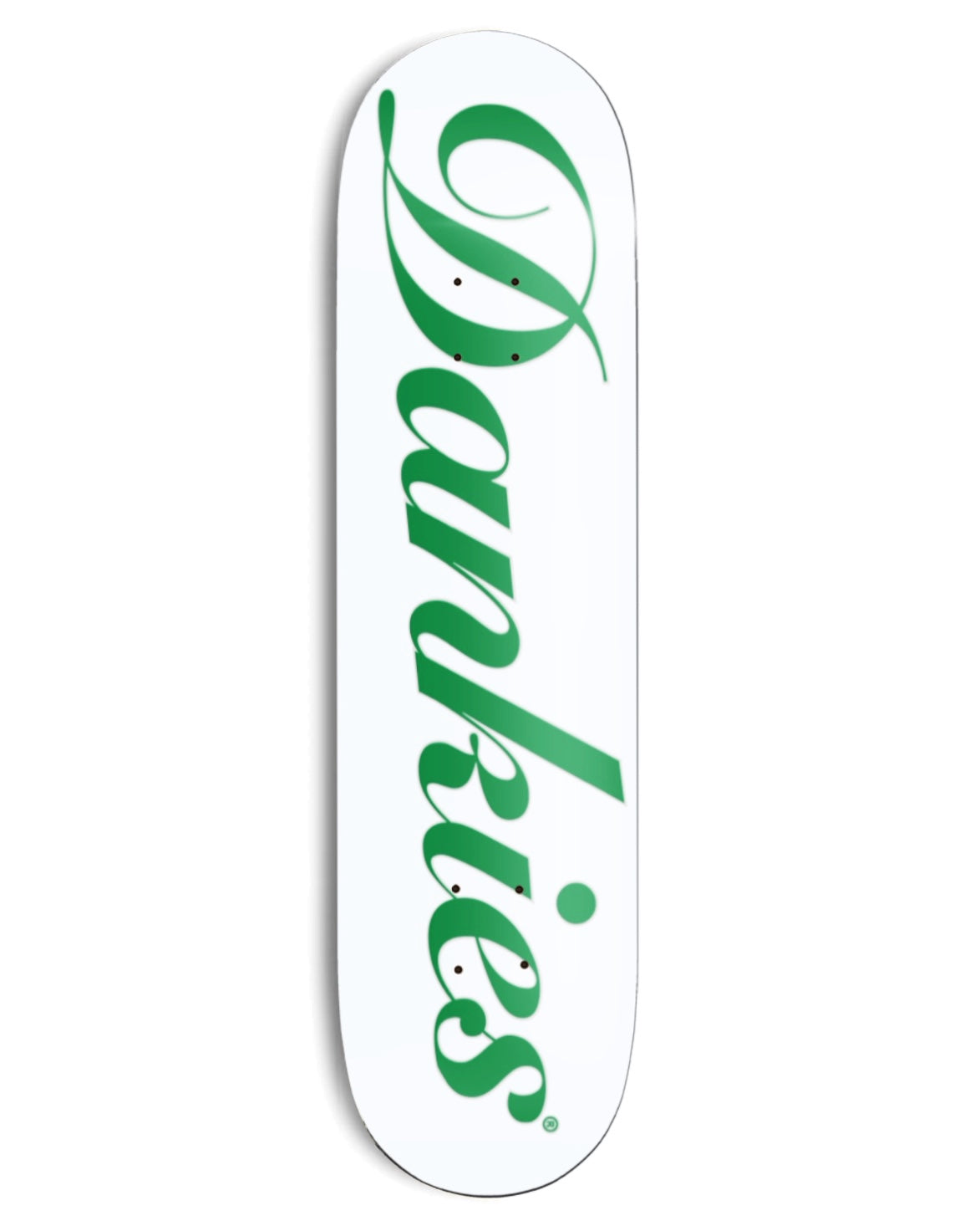 DANKIES® SCRIPT WHITE LOGO DECK
