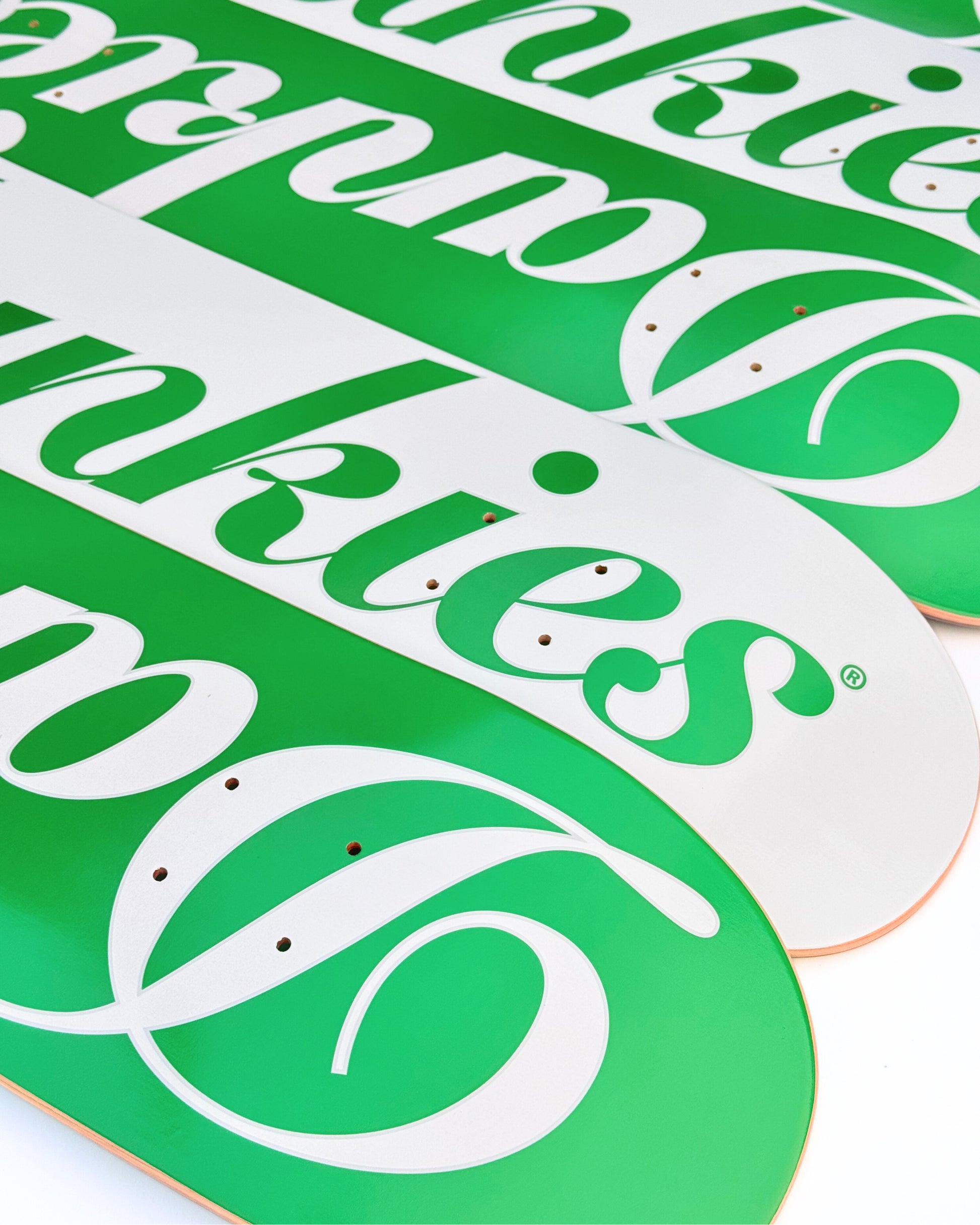DANKIES® SCRIPT GREEN LOGO DECK